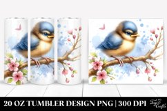 Watercolor Baby Bird | 20 oz Tumbler Product Image 1