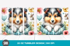 Watercolor Baby Collie Tumbler Product Image 1