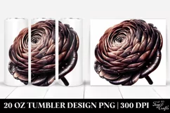 Detailed Shiny Ranunculus | 20 Oz Tumbler Product Image 1