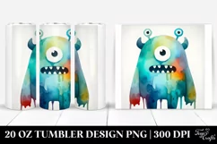 20 oz Tumbler Monster Product Image 1