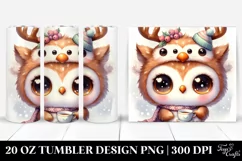 Watercolor Cow with Cool Haircut PNG Product Image 1
