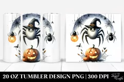 Funny Spider Clipart, High-Res 20 Oz Tumbler Product Image 1