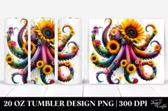 Vibrant Octopus Tumbler | 20 oz Tumbler Product Image 1
