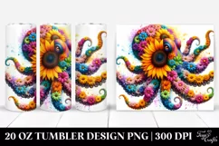 Vibrant Octopus Tumbler | 20 oz Tumbler Product Image 1