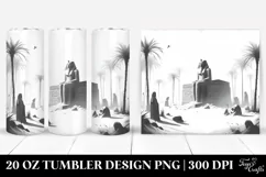 Mummy's Tomb,Digital Painting | 20 oz Tumbler Product Image 1