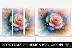 Pastel Rose Tumbler | 20 oz Tumbler Product Image 1