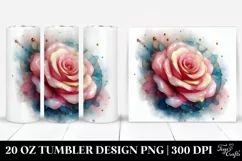 Pastel Rose Tumbler | 20 oz Tumbler Product Image 1