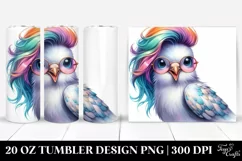 Model Baby Dove Tumbler Design Product Image 1