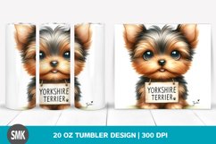 Watercolor Baby Yorkshire Terrier Tumbler Product Image 1