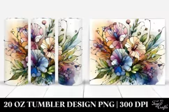 Stained Sweet Pea, Transparent 20 Oz Tumbler Product Image 1