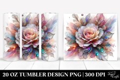 Abstract Shiny Carnation Clipart 20 Oz Tumbler Product Image 1