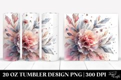 Abstract Shiny Carnation Clipart 20 Oz Tumbler Product Image 1