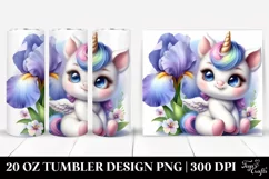 Iris Baby Unicorn | 20 oz Tumbler Product Image 1