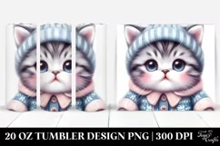 Baby Cat in Winter PNG Product Image 1