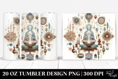 Simple Watercolor Mystic Ritual Tumbler Product Image 1