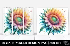 Detailed Vibrant Sunflower | 20 oz Tumbler Product Image 1