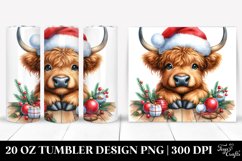 Christmas PNG 20 Oz Tumbler Design Product Image 1