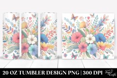 Colorful Pastel Otterfloral | 20 Oz Tumbler Product Image 1