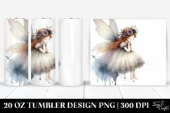 Washed Whimsical Fairy | 20 oz Tumbler Product Image 1