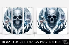 Simple Digital Painting Undead Tumbler Product Image 1