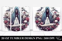 Simple Digital Painting Undead Tumbler Product Image 1