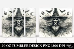 Vintage Evil Witch | 20 oz Tumbler Product Image 1