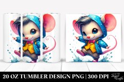 Vibrant Baby Mouse Drawing | 20 oz Tumbler Product Image 1