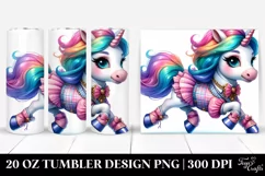 Cute Running Unicorn | 20 oz Tumbler Product Image 1