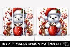 Polar Bear Christmas Clipart Product Image 1