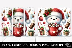 Polar Bear Christmas Clipart Product Image 1