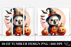 Cute Baby Macaw for Halloween, Transparent PNG Product Image 1