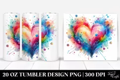 Love 20 Oz Tumbler Png Product Image 1