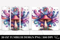 Magical Celestial Mushroom Clipart 20 Oz Tumbler Product Image 1
