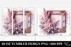 Stained Lilac, Transparent 20 Oz Tumbler Product Image 1
