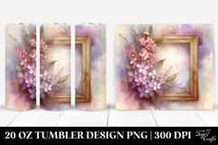 Stained Lilac, Transparent 20 Oz Tumbler Product Image 1