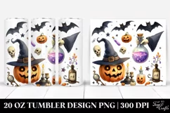 Simple Funny Halloween Magic Potion 20 Oz Tumbler Product Image 1