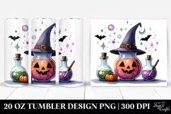 Simple Funny Halloween Magic Potion 20 Oz Tumbler Product Image 1