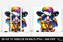Sitting Baby Cow 20 Oz Tumbler Product Image 1