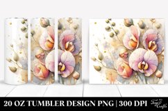 Wooden Stained Sweet Pea Clipart 20 Oz Tumbler Product Image 1