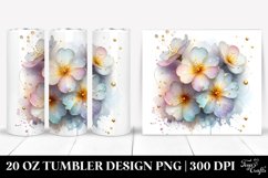 Abstract Shiny Primrose Clipart 20 Oz Tumbler Product Image 1