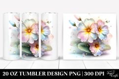 Abstract Shiny Primrose Clipart 20 Oz Tumbler Product Image 1