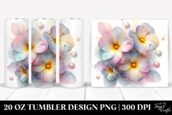 Abstract Shiny Primrose Clipart 20 Oz Tumbler Product Image 1