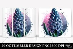 Glossy Hyacinth with Metallic Insertions | 20 Oz Tumbler Product Image 1