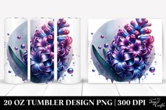 Glossy Hyacinth with Metallic Insertions | 20 Oz Tumbler Product Image 1