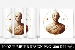 Digital Painting Simple with Mummy, 20 oz Tumbler Product Image 1