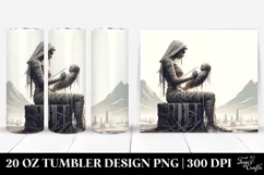 Digital Painting Simple with Mummy, 20 oz Tumbler Product Image 1