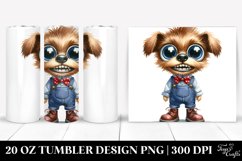 Baby Dog Dressed Shoes Tumbler | 20 Oz Tumbler Product Image 1