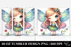 Colorful Fairy Winking Small | 20 Oz Tumbler Product Image 1