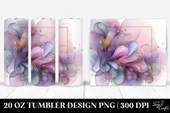 Abstract Pastel Glossy Violet made of 20 Oz Tumbler Product Image 1