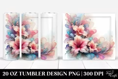 Abstract Pastel Glossy Azalea made of 20 Oz Tumbler Product Image 1